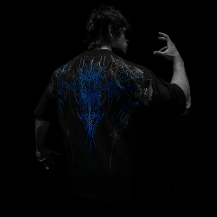 Breathe Divinity Forgotten Soul Oversized T-Shirt [MOONLIGHT BLUE]